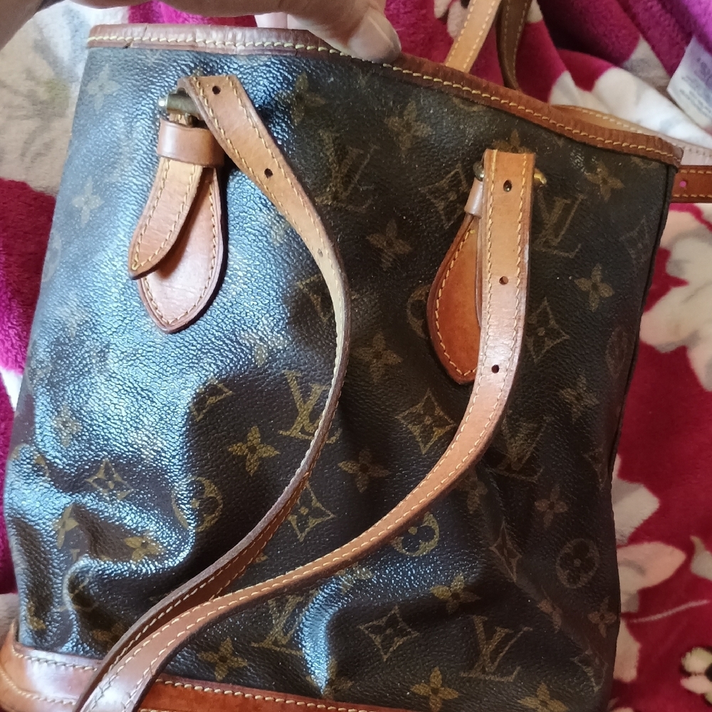 Genuine Louis Vuitton Brown Monogram Tote Bag - Picture 6 of 11